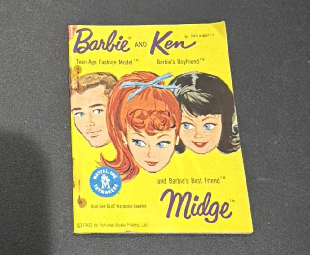 SMALL 1962 FASHION CATALOG FOR BARBIE KEN AND MIDGE MINIATURE MAGAZINE
